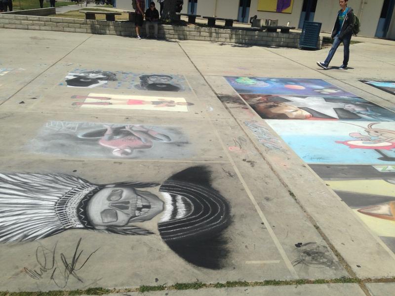 The Chalk Art Contest brought out the best artists of Quartz Hill to express themselves.