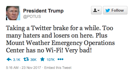 @POTUS Twitter Must be Used Responsibly