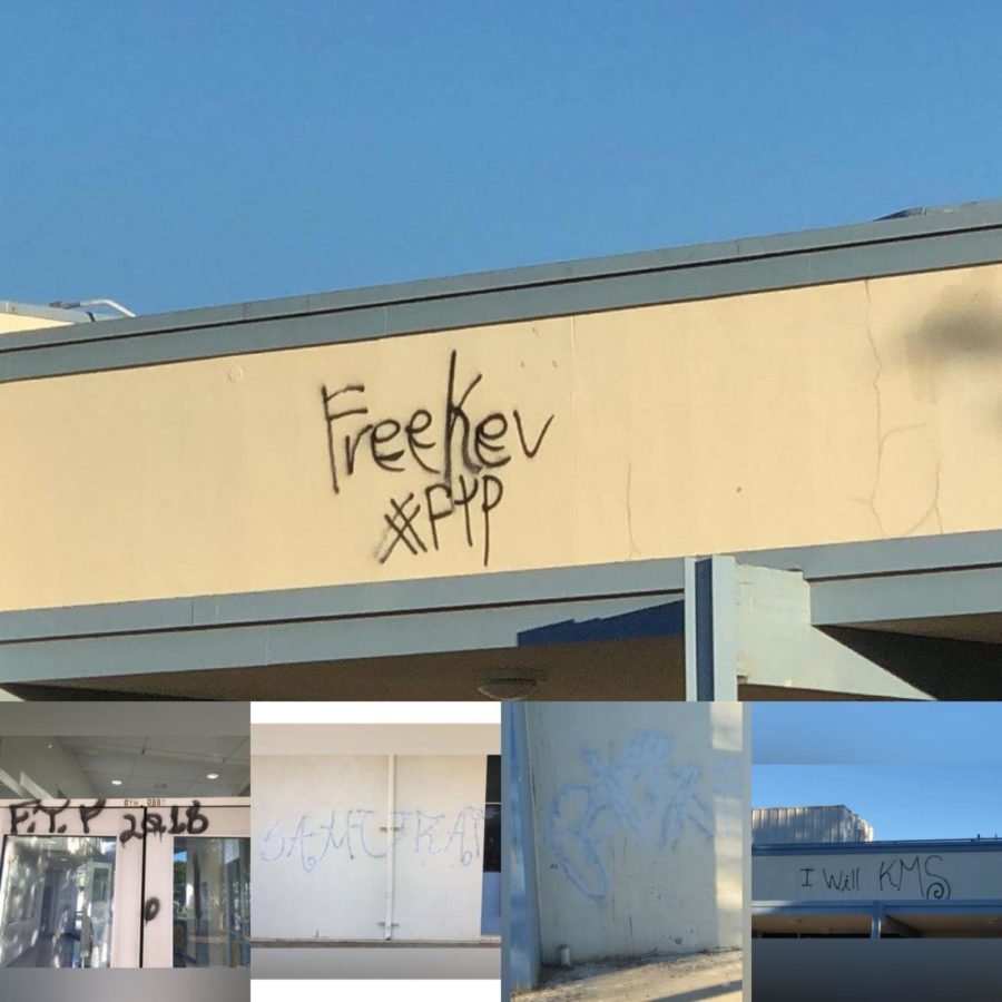 Graffiti on School Campus