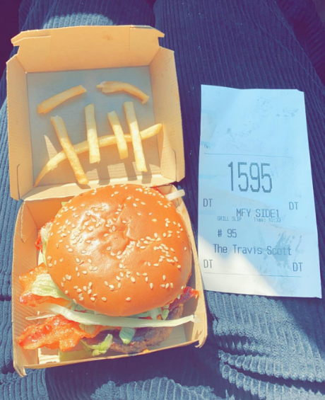 Travis scott on sale meal price